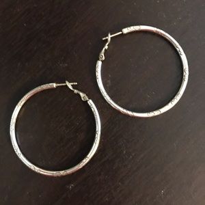 Silver Brighton hoops